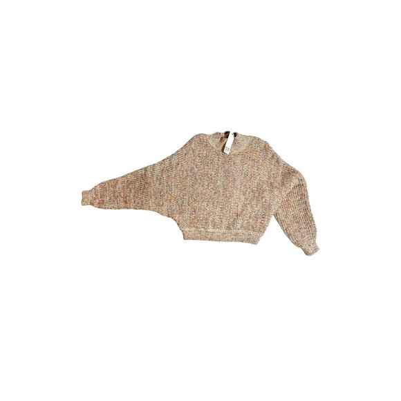 NWT BB Dakota by Steve Madden Women's Multicolor Crop Sweater Size L Retails $89 - Picture 2 of 6